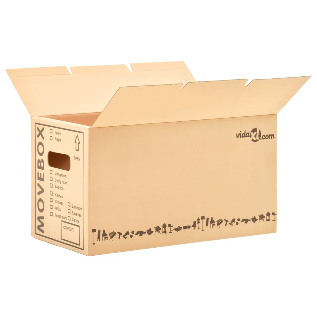 Moving Boxes Carton XXL 80 pcs 60x33x34 cm